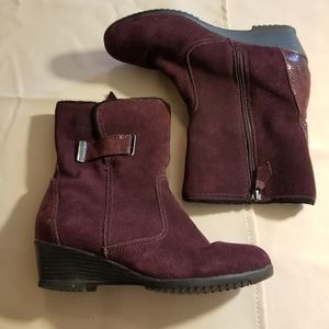 Sporto leather Wine colored boots